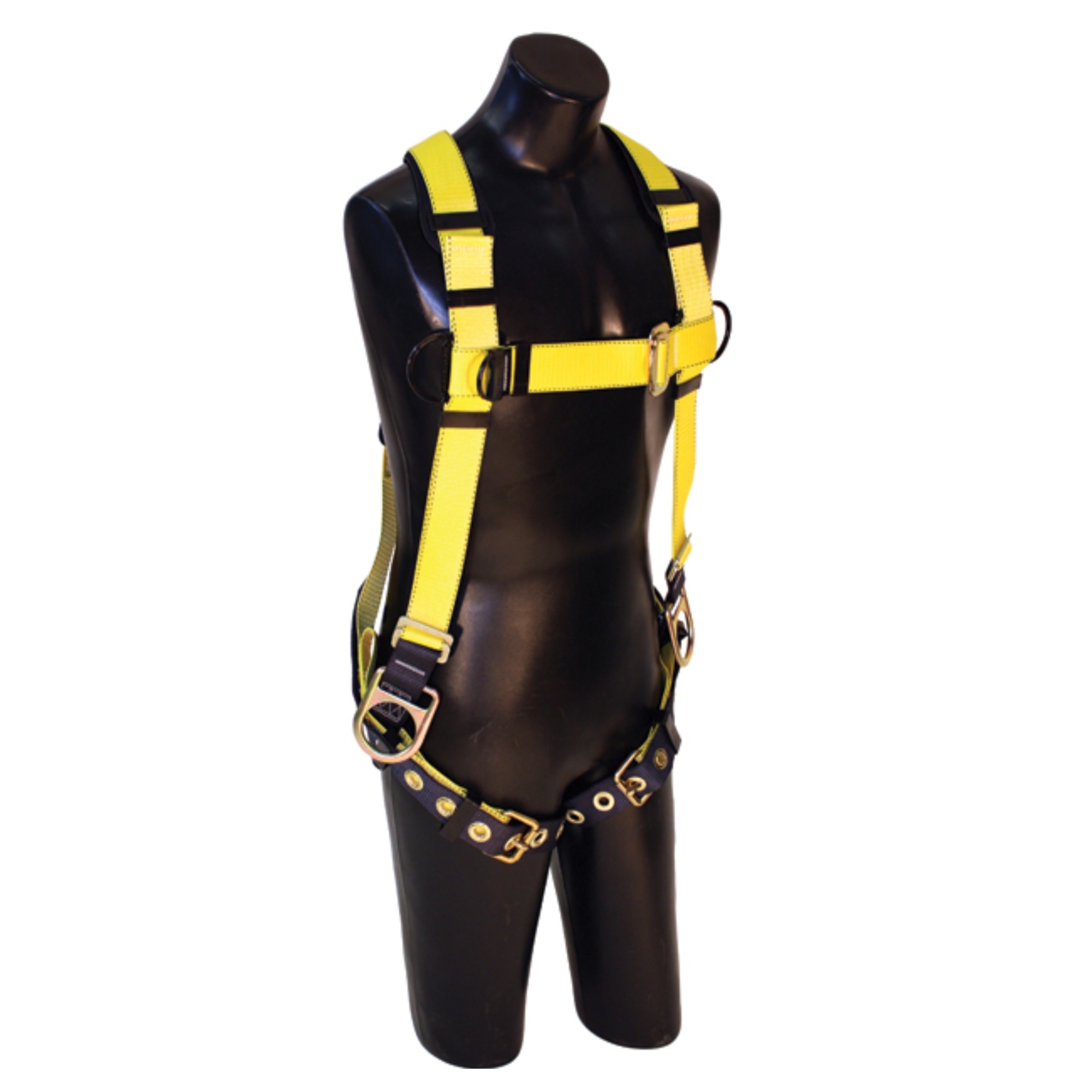 FALL SAFE™ - Safety Harness - A-SERIES - Vest-Style Positioning Back Padding - Back / Side, Pass Through, Tongue Buckle - Size: XL - Model # 802410